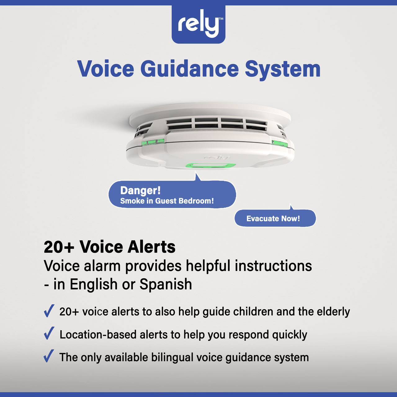Rely Smoke Alarms and Carbon Monoxide Detectors